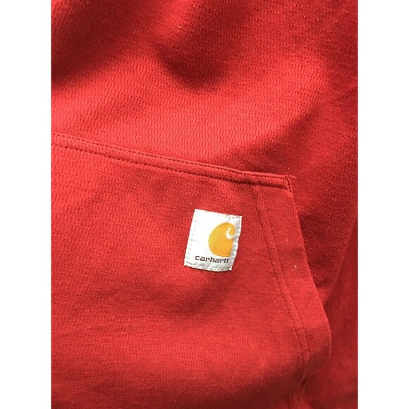 Carhartt Sweatshirt Men's Size 2XL Red Relaxed Fit Long Sleeve - Picture 4 of 4
